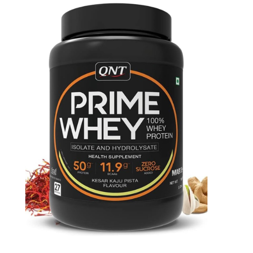 QNT Prime Whey (Kesar Kaju Pista) 1kg